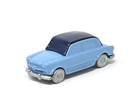 Fiat  - 1100 Blue - 1:76 - Officina 942 - 1035C - Off1035C | The Diecast Company