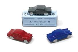 Alfa Romeo  - Giulietta Red - 1:76 - Officina 942 - 1041A - Off1041A | The Diecast Company