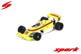 Arrows  - A6 1983 yellow - 1:43 - Spark - s5793 - spas5793 | The Diecast Company