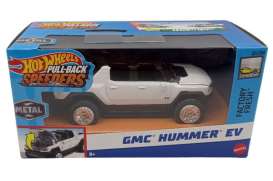 GMC  - Hummer EV white - 1:43 - Hotwheels - HPR86-LA11 - hwmvHPR86-LA11 | The Diecast Company