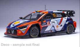 Hyundai  - i20 N 2024 blue/red/white - 1:18 - IXO America - rmc201 - ixo18rmc201 | The Diecast Company