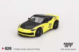 Nissan  - Z LB 2024 yellow - 1:64 - Mini GT - 00826-L - MGT00826lhd | The Diecast Company
