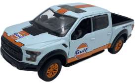 Ford  - F-150 2017 white/orange/blue - 1:24 - Motor Max - 79665 - mmax79665 | The Diecast Company