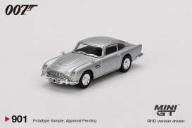 Aston Martin  - DB5 1965 silver - 1:64 - Mini GT - 00901-007F - MGT00901-007F | The Diecast Company