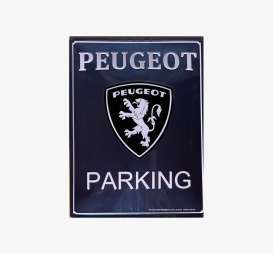 Tac Signs 3D Peugeot - Peugeot Parking blue/white - Tac Signs - NA16141RAM - tac3D16141RAM | The Diecast Company