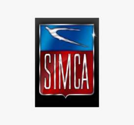 Tac Signs 3D Simca - Simca red/blue - Tac Signs - 16811RB - tacM3D16811RB | The Diecast Company
