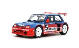 Renault  - 5 Super 1987 red/blue - 1:18 - OttOmobile Miniatures - OT1094 - otto1094 | The Diecast Company