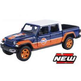 Jeep  - Gladiator 2021 light blue/orange - 1:24 - Motor Max - 79663 - mmax79663 | The Diecast Company