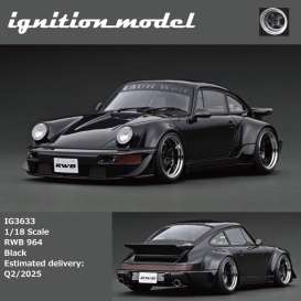 Porsche  - RWB 964 black - 1:18 - Ignition - IG3633 - IG3633 | The Diecast Company