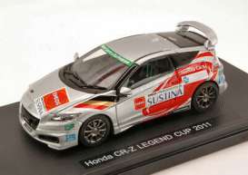 Honda  - 2011 silver/red - 1:43 - Ebbro - 44695 - ebb44695 | The Diecast Company