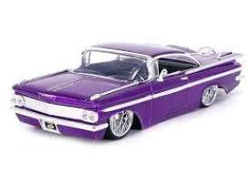 Chevrolet  - Impala 1959 pruple - 1:24 - Jada Toys - 34756 - jada34756 | The Diecast Company
