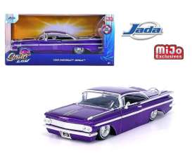 Chevrolet  - Impala 1959 purple - 1:24 - Jada Toys - 35591 - jada35591 | The Diecast Company