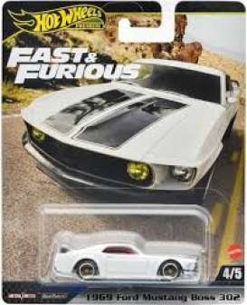 Ford  - Mustang 1972 white - 1:64 - Hotwheels - HYP71 - hwmvHYP71 | The Diecast Company