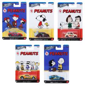 Assortment/ Mix  - Peanuts mix various - 1:64 - Hotwheels - GDG83 - hwmvJDY88-979A | The Diecast Company