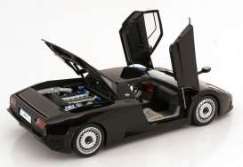 Bugatti  - EB110 1991 black - 1:12 - KK - Scale - DC120134 - kkdc120134 | The Diecast Company