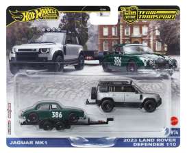 Land Rover  - Defender 110 & Jaguar MKI 2023 various - 1:64 - Hotwheels - JBM29 - hwmvJBM29 | The Diecast Company