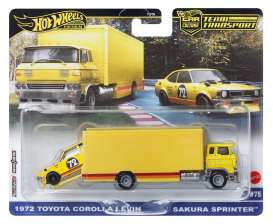 Toyota  - Corolla Levin & Sakura Sprinte 1972 various - 1:64 - Hotwheels - JBM34 - hwmvJBM34 | The Diecast Company