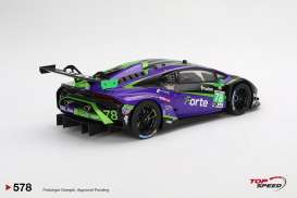Lamborghini  - Huracan GT3 Evo2 2024 green/purple/black - 1:18 - Top Speed - TS0578 - TS0578 | The Diecast Company