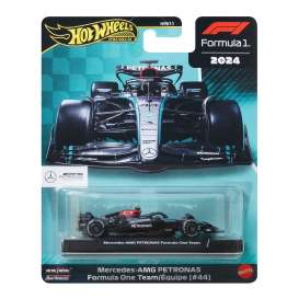 Mercedes Benz  - F1 Lewis Hamilton 2024 silver/black - 1:64 - Hotwheels - JBM16 - hwmvJBM16 | The Diecast Company