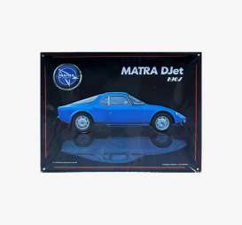 Tac Signs 3D Matra - DJet blue/black - Tac Signs - IS19658 - tac3D19658RA | The Diecast Company