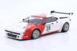 BMW  - M1 1980 white/red - 1:18 - Werk83 - W1803023 - W1803023 | The Diecast Company