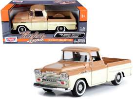 Chevrolet  - 1958 beige-brown - 1:24 - Motor Max - 79311br - mmax79311br | The Diecast Company