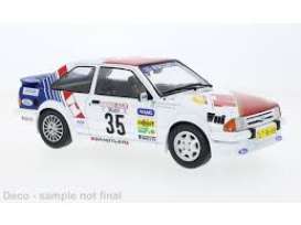 Ford  - Escort MK III RS Turbo 1985 white/red/blue - 1:18 - MCG - 18422 - MCG18422 | The Diecast Company