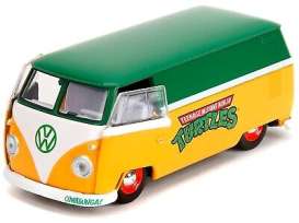 Volkswagen  - Bus  *TMNT* green/yellow/white - 1:32 - Jada Toys - 35666 - jada35666 | The Diecast Company