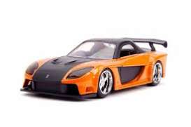Mazda  - RX7 orange/black - 1:32 - Jada Toys - 30736 - jada30736 | The Diecast Company