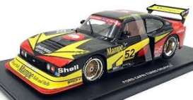 Ford  - Capri Turbo 1978 black/yellow/red - 1:18 - Werk83 - W1804003 - W1804003 | The Diecast Company