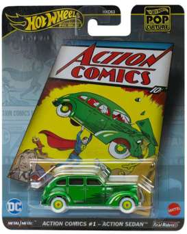   - Action Sedan green - 1:64 - Hotwheels - HVJ50 - hwmvHVJ50 | The Diecast Company