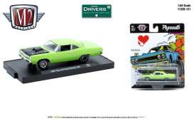 Plymouth  - Road Runner 1969 green - 1:64 - M2 Machines - 11228R121-Runner - M2-11228R121-Runner | The Diecast Company