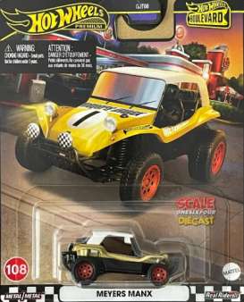 Meyers  - Manx black/gold/white - 1:64 - Hotwheels - HRT57 - hwmvHRT57 | The Diecast Company