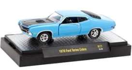 Ford  - Torino Cobra 1970 blue - 1:64 - M2 Machines - 32600R77-Ford - M2-32600R77-Ford | The Diecast Company