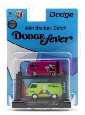 Dodge  - A 100 Panel Van 1964 green/purple - 1:64 - M2 Machines - 33000-27R1964 - M2-33000-27R1964 | The Diecast Company