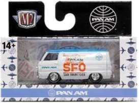 Dodge  - A100 Panel Van 1964 white/blue - 1:64 - M2 Machines - 32600-79-1964 - M2-32600-79-1964 | The Diecast Company