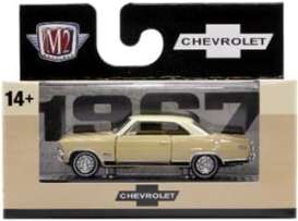 Chevrolet  - Nova SS 1967 cream - 1:64 - M2 Machines - 32600-79-1967 - M2-32600-79-1967 | The Diecast Company