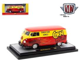 Volkswagen  - Delivery Van  1960 red/yellow - 1:24 - M2 Machines - 40300-119A - M2-40300-119A | The Diecast Company