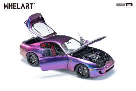 Toyota  - Supra A80 purple - 1:18 - Whelart - WA180101 - WA180101 | The Diecast Company