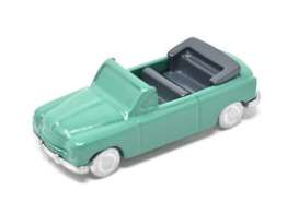 Fiat  - 1400 Cabriolet green - 1:76 - Officina 942 - 1043A - Off1043A | The Diecast Company