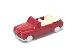 Fiat  - 1400 Cabriolet red - 1:76 - Officina 942 - 1043B - Off1043B | The Diecast Company