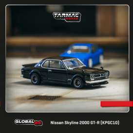 Nissan  - Skyline 2000 GT-R KPGC10 black - 1:64 - Tarmac - T64G-043-BK - TC-T64G-043-BK-MJ | The Diecast Company
