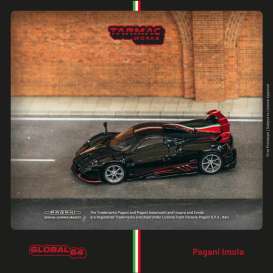 Pagani  - Imola black - 1:64 - Tarmac - T64G-TL046-BK - TC-T64G-TL046-BK-MJ | The Diecast Company