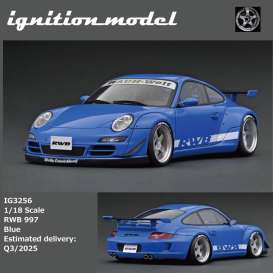 Porsche  - RWB 997 blue - 1:18 - Ignition - IG3256 - IG3256 | The Diecast Company