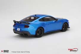 Ford Mustang - Dark Horse 2024 blue - 1:18 - Top Speed - TS0552 - TS0552 | The Diecast Company