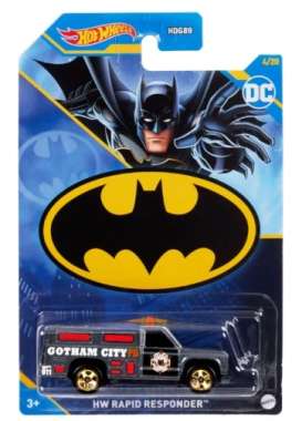 Batman  - HW Rapid Responder grey/red/white - 1:64 - Hotwheels - HLK54 - hwmvHLK54 | The Diecast Company