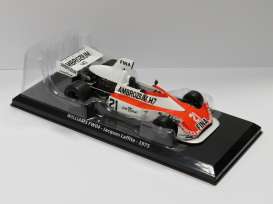 Williams  - FW04 1975 white/orange - 1:24 - Magazine Models - MW2ALA0074 - mag24F10074 | The Diecast Company