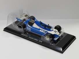 Ligier  - JS11 1979 white/blue - 1:24 - Magazine Models - MW2ALA0080 - mag24F10080 | The Diecast Company