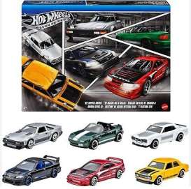 Assortment/ Mix  - Japan Theme 6-pack various - 1:64 - Hotwheels - JBY77 - hwmvJBY77 | The Diecast Company