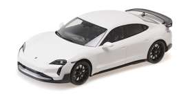 Porsche  - Taycan Turbo GT 2024 white - 1:18 - Minichamps - 117069404 - mc117069404 | The Diecast Company